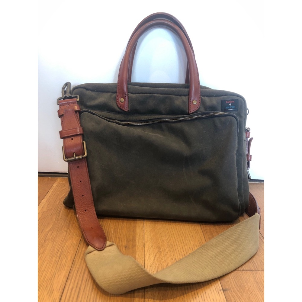 Limited Edition Jack Spade x Barbour bag